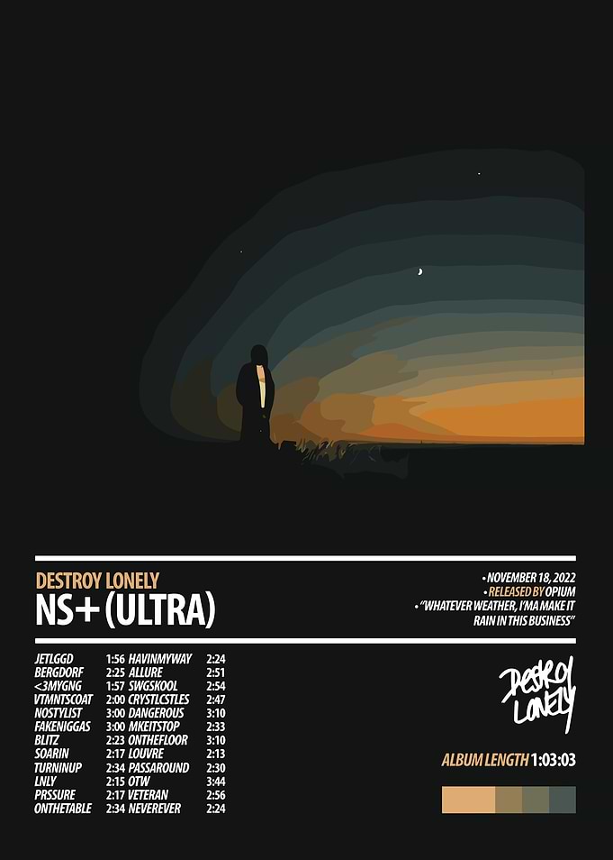Destroy Lonely NS+ (ULTRA) Album Cover