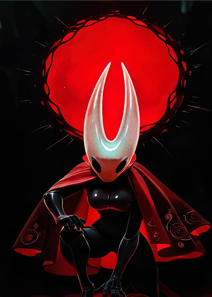 Hollow Knight Hornet character art
