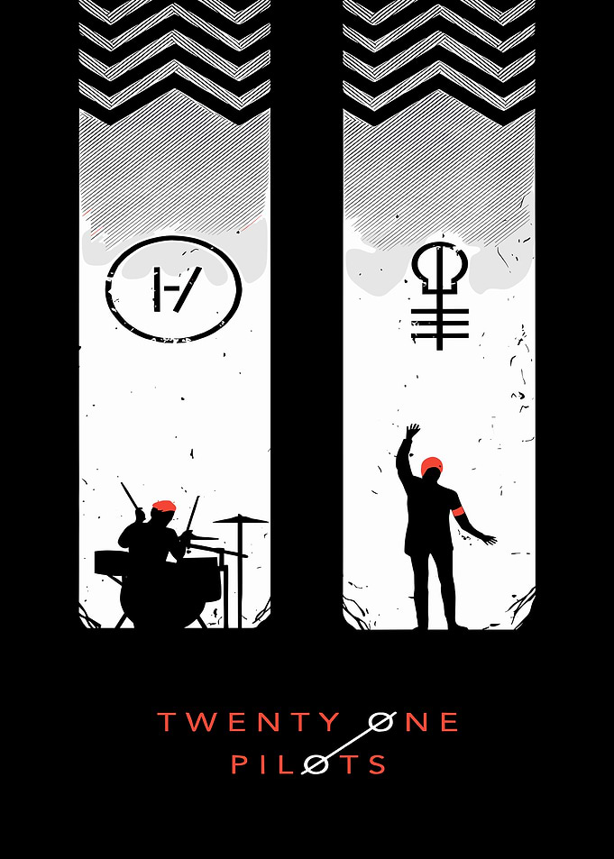 Twenty One Pilots Band Poster