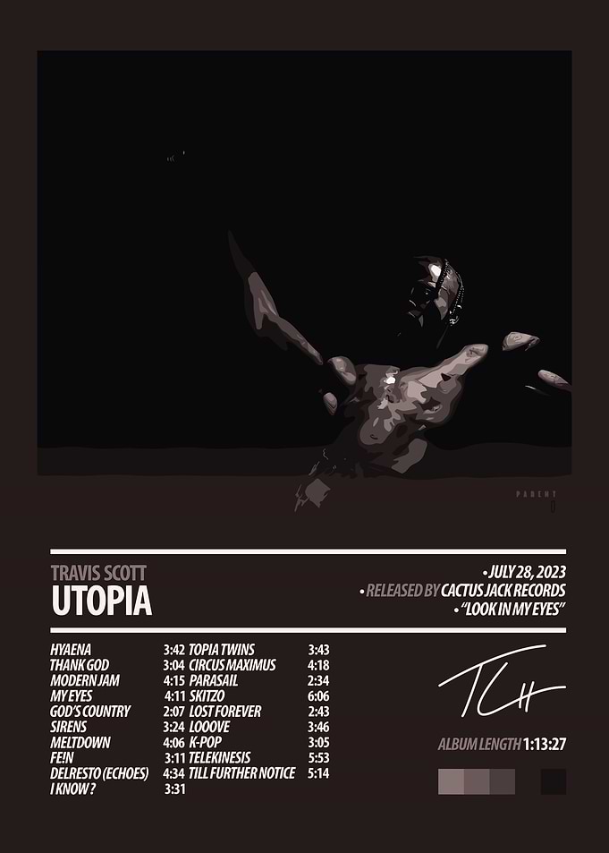 Travis Scott Utopia Album Cover