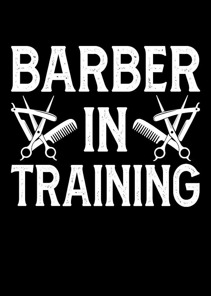 Barber in Training Graphic