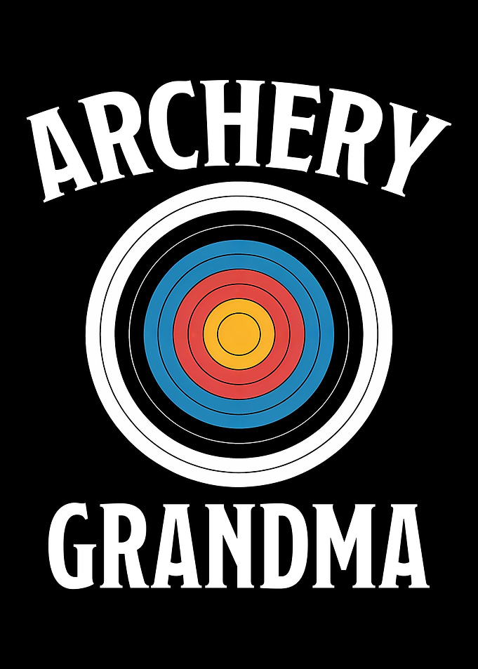 Archery Grandma Target Graphic