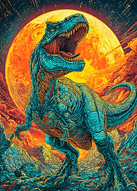 T-Rex in Alien Planet