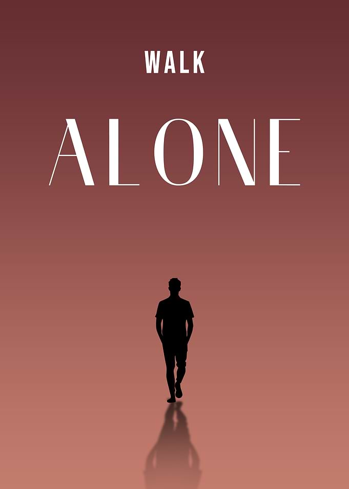 Walk Alone Silhouette