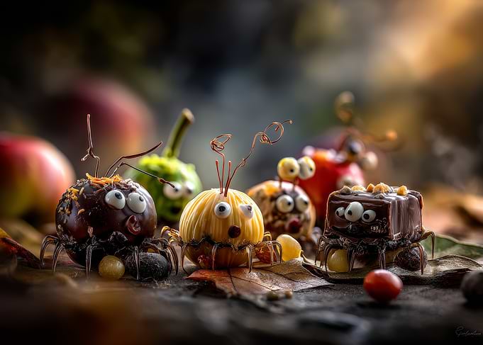 Halloween Candy Spiders