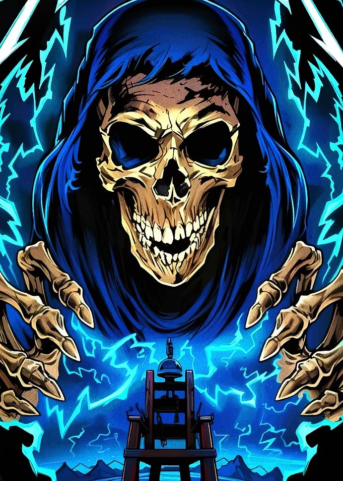 Grim Reaper with Electric Chair