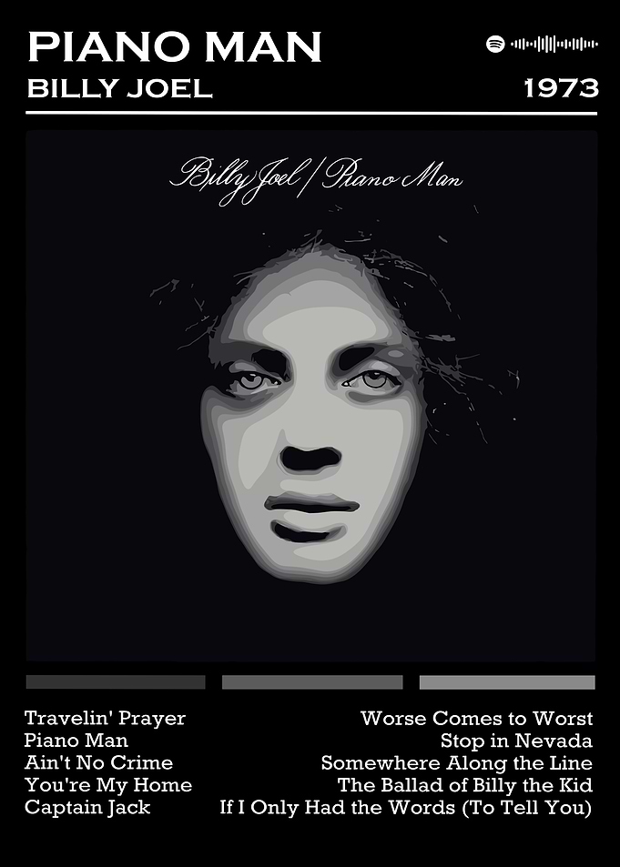 Piano Man - Billy Joel Album Cover