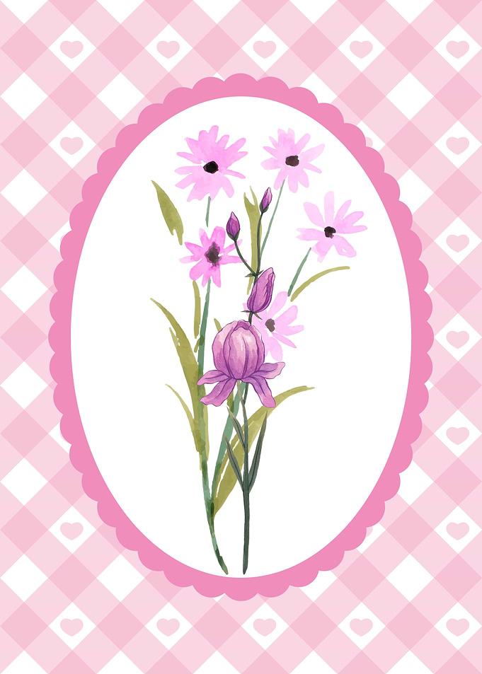 Pink Botanical Charm
