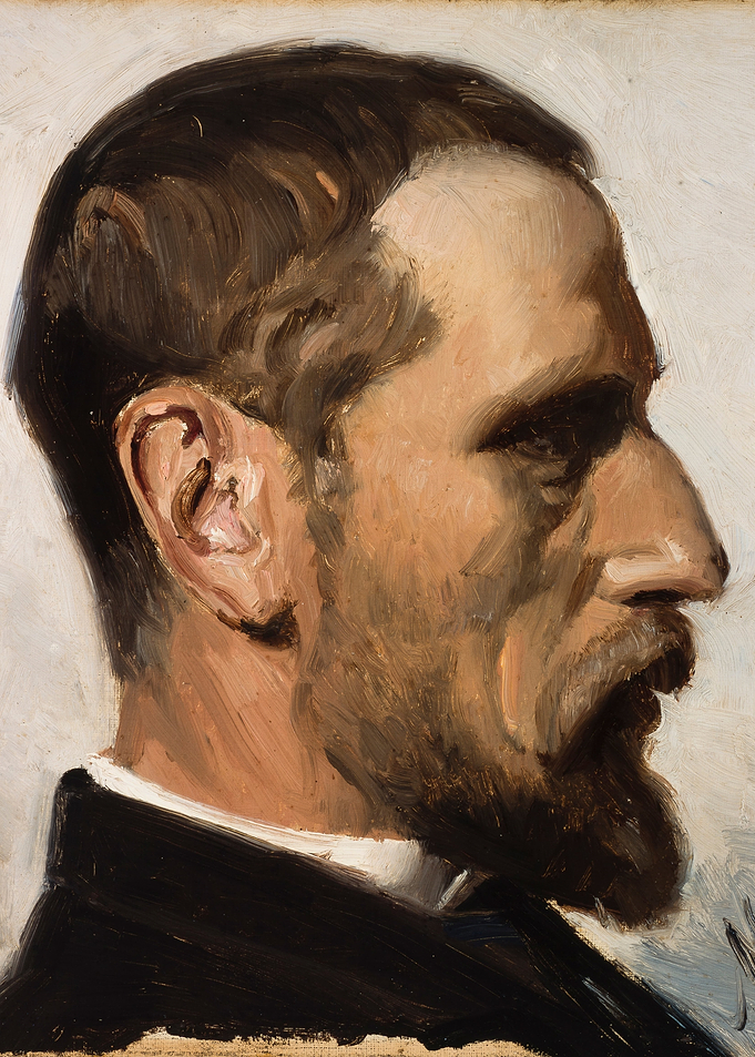 Portrait of a Man in Profile