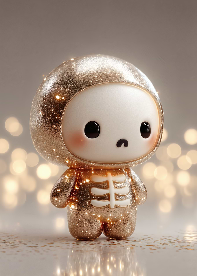 Golden Skeleton Cutie