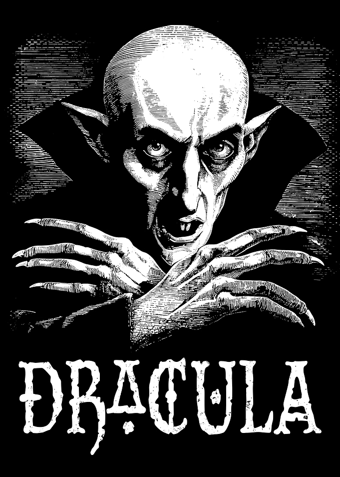Dracula Classic Horror Illustration