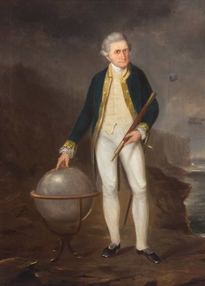 Portrait of a man with globe