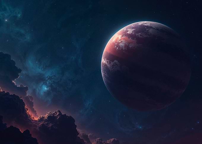 Exoplanet in a Nebula