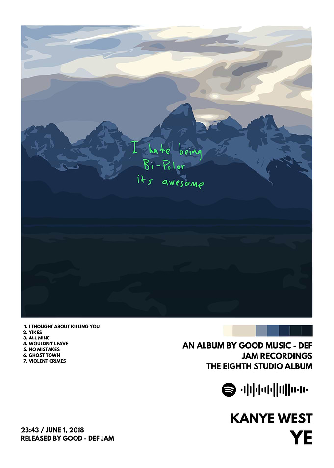 Kanye West YE Album Cover Art