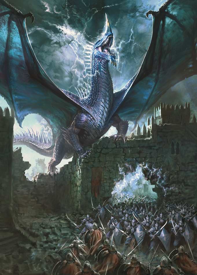 Blue Dragon's Stormy Siege