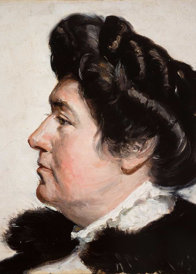 Portrait of a Woman in Profile