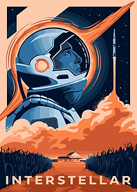Interstellar Movie Poster Art