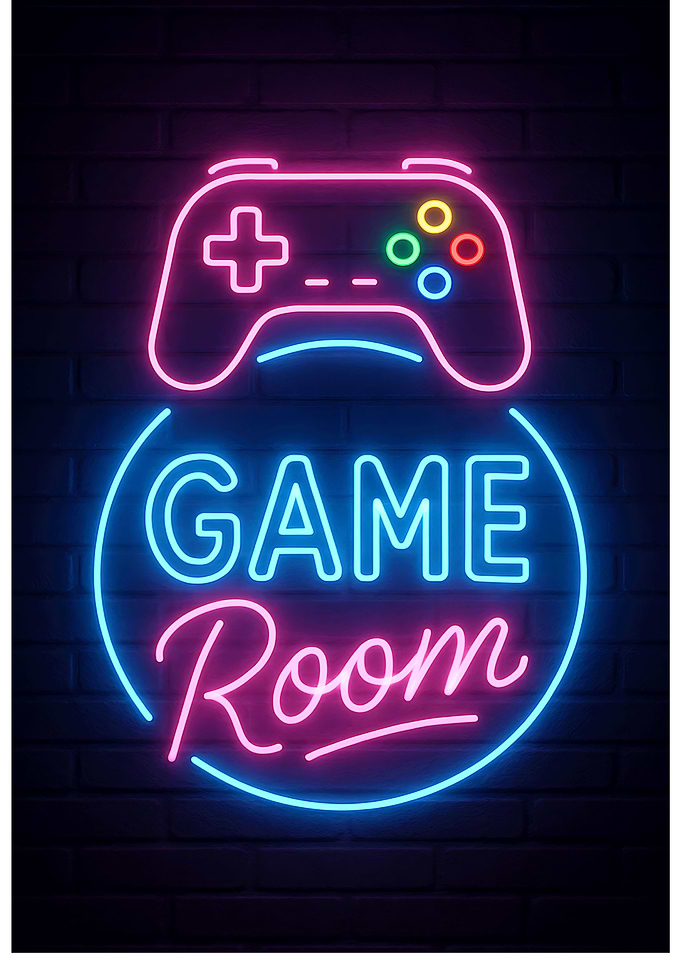 Game Room Neon Sign