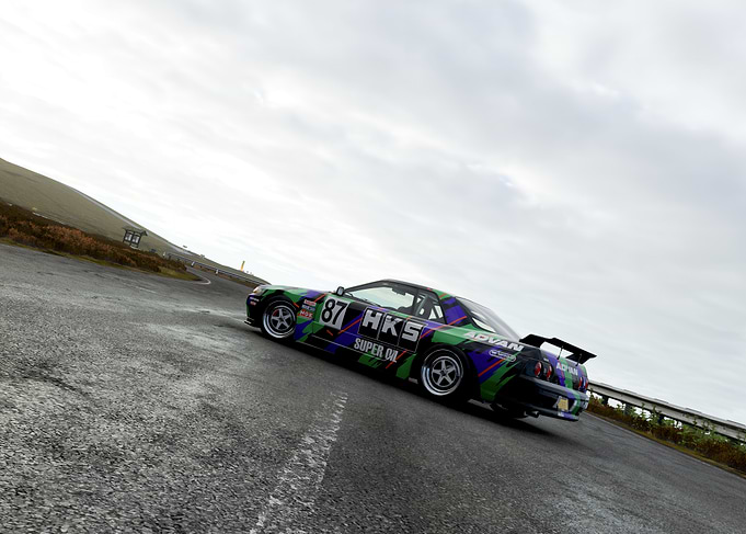 Nissan Skyline R32 on Mountain Road