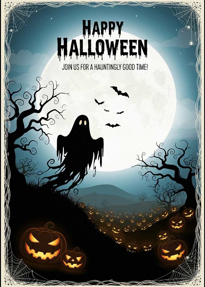 Happy Halloween Spooky Night