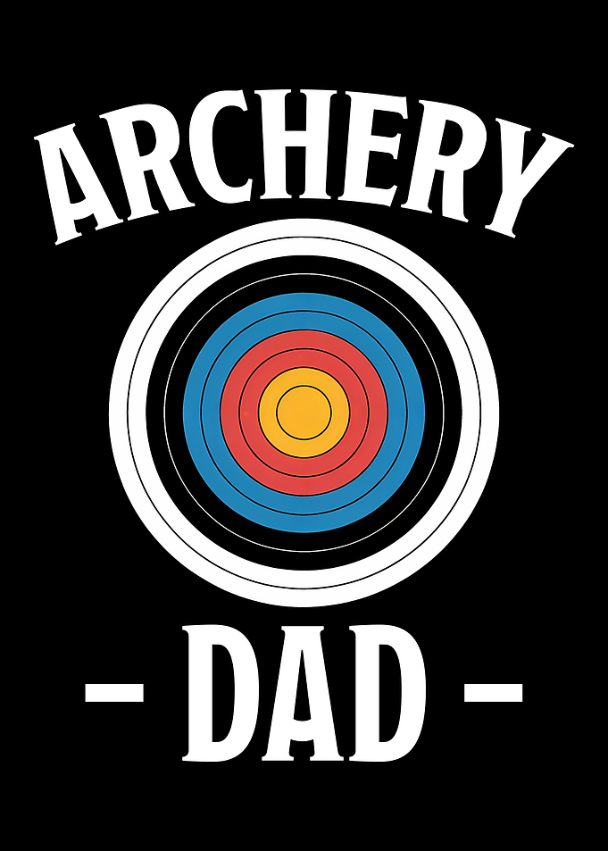 Archery Dad Target Graphic