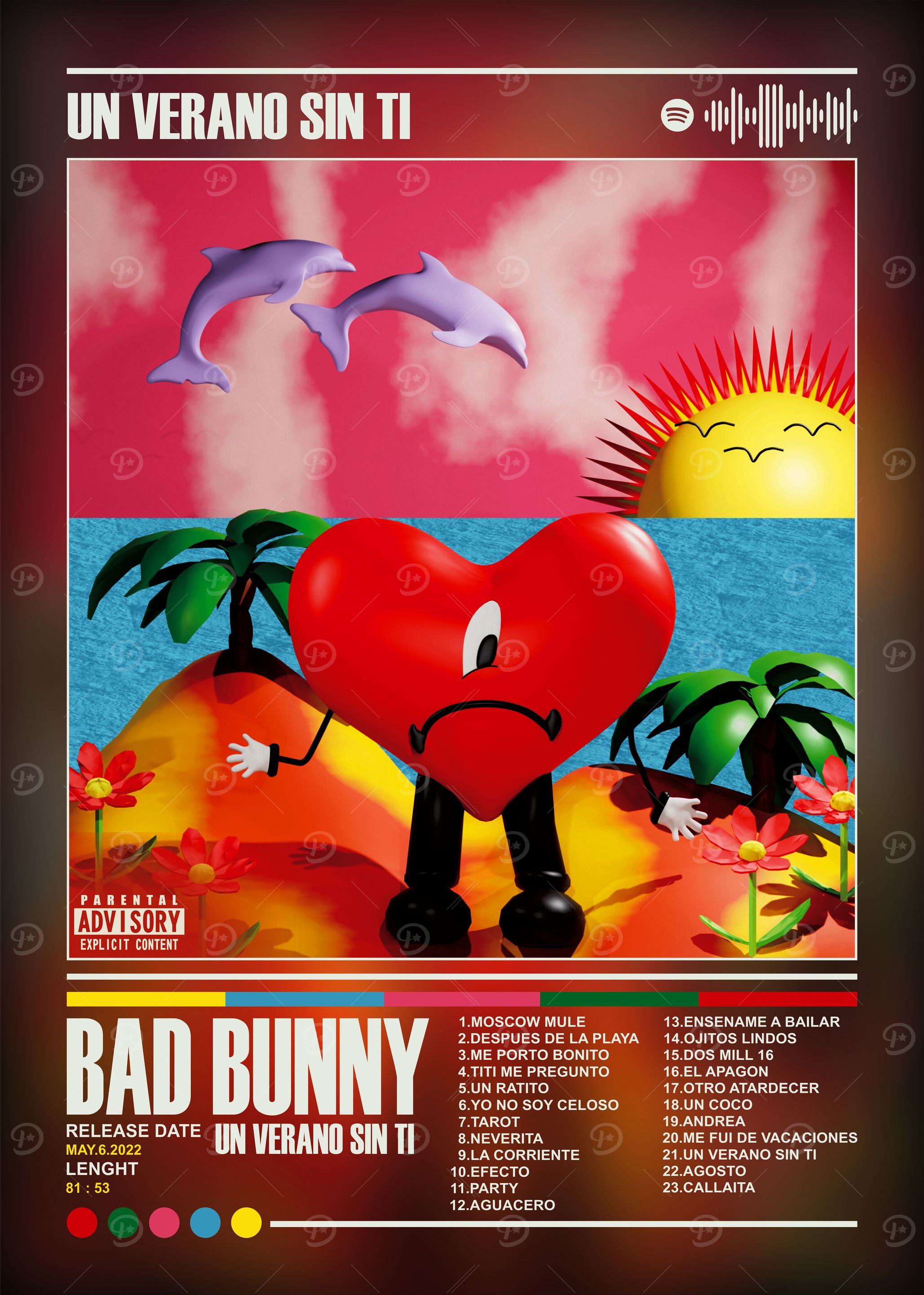 Un Verano Sin Ti Album Cover