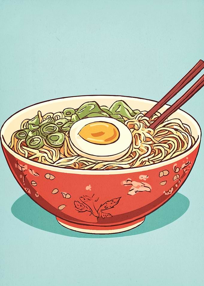 Ramen Bowl Japanese