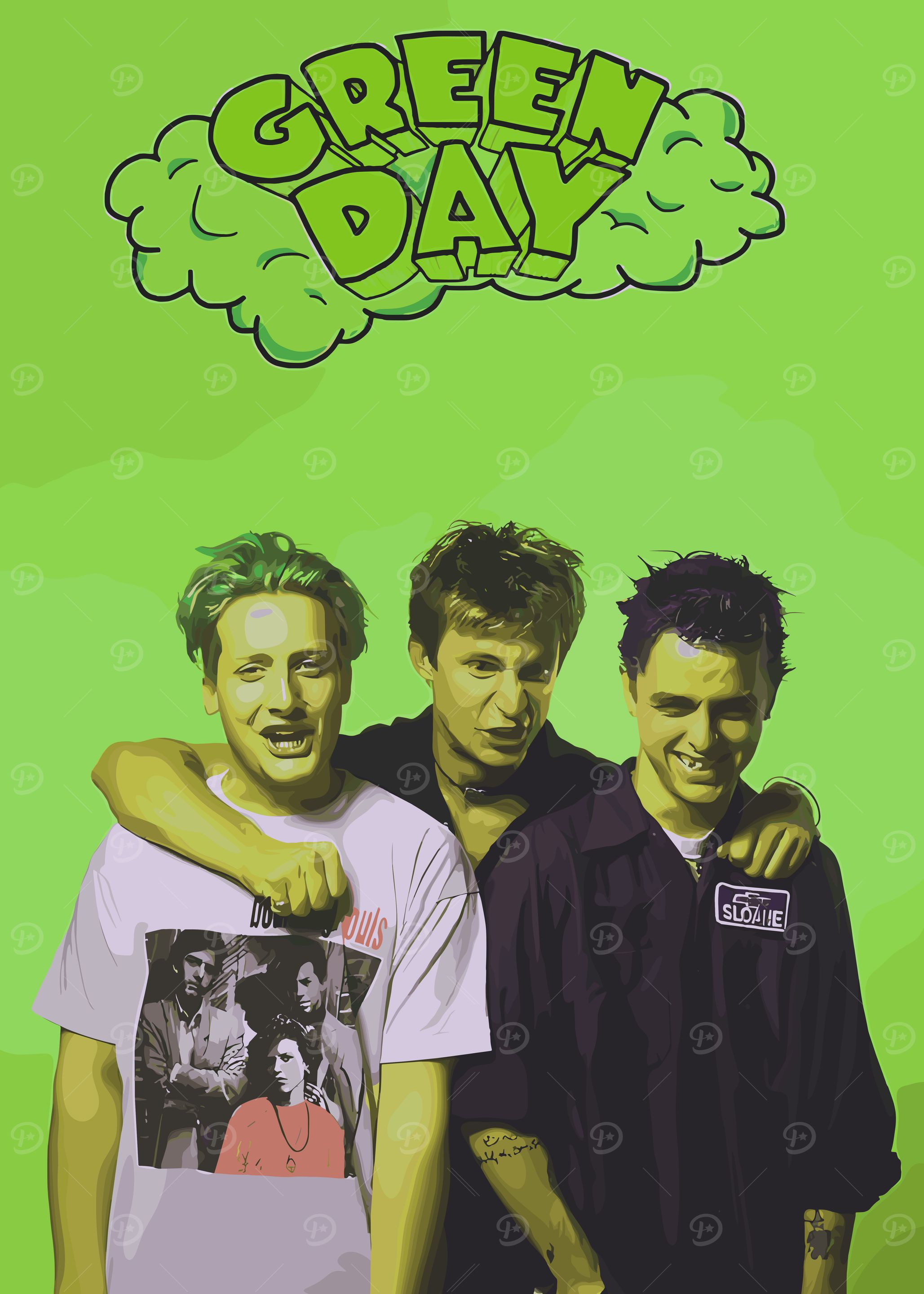 Green Day Band Portrait