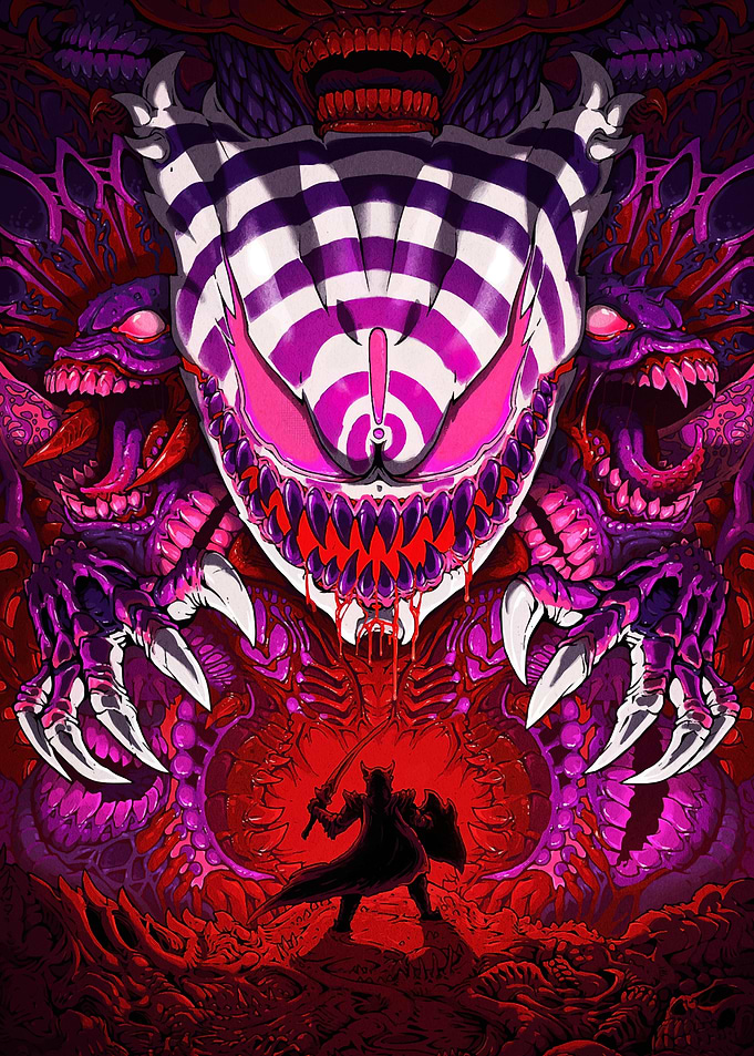 Dark Fantasy Battle Scene