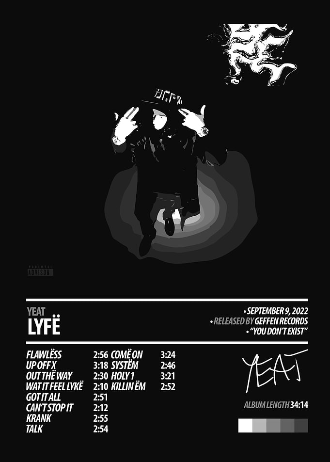 Yeat - LYFË Album Cover