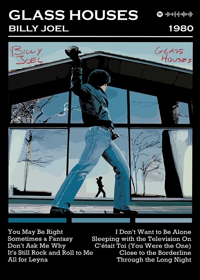 Billy Joel - Glass Houses Album Cover