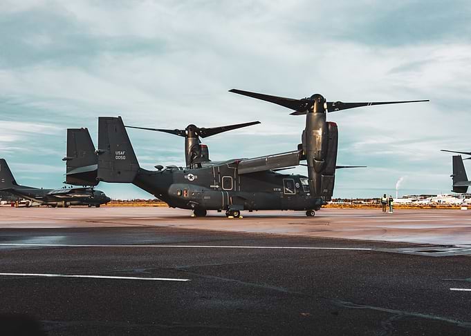 V-22 Osprey on Airfield
