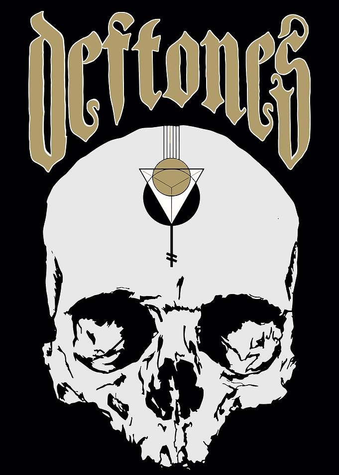 Deftones Skull Graphic