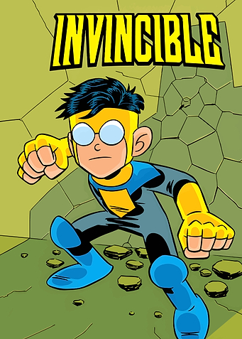 Invincible Comic Book Character Illustration