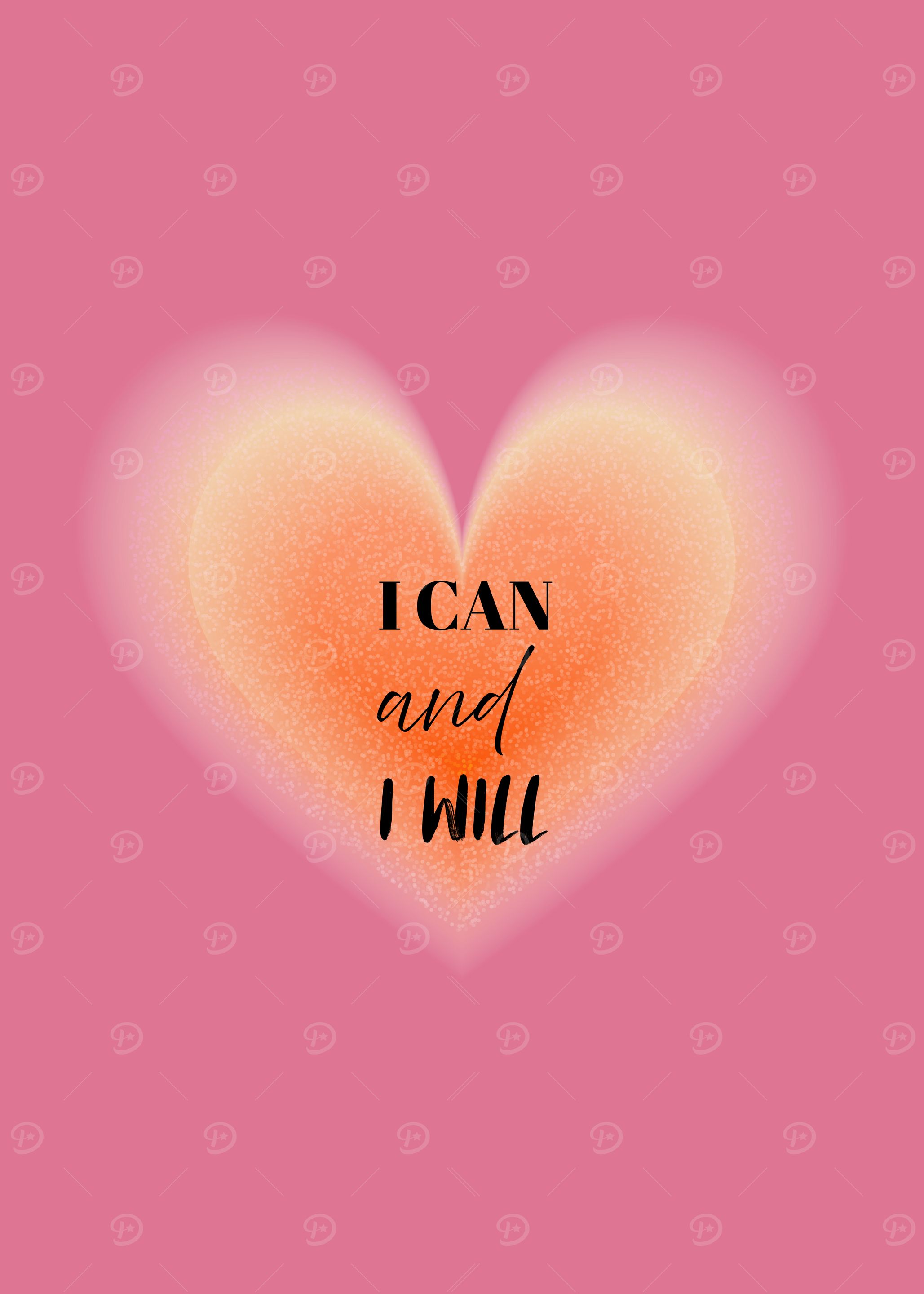 I Can and I Will Heart