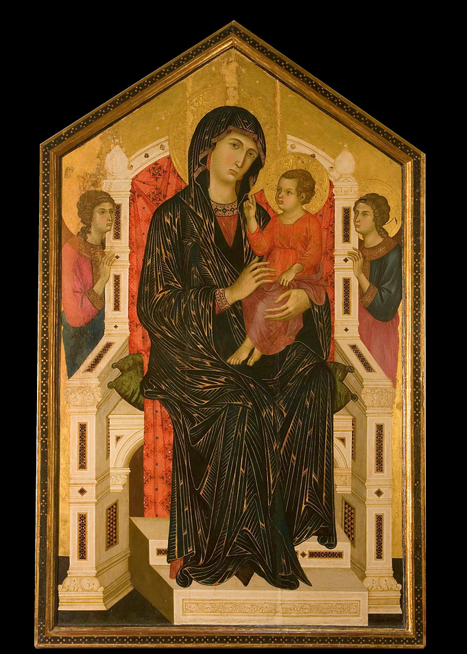 Madonna and Child with Angels Painting