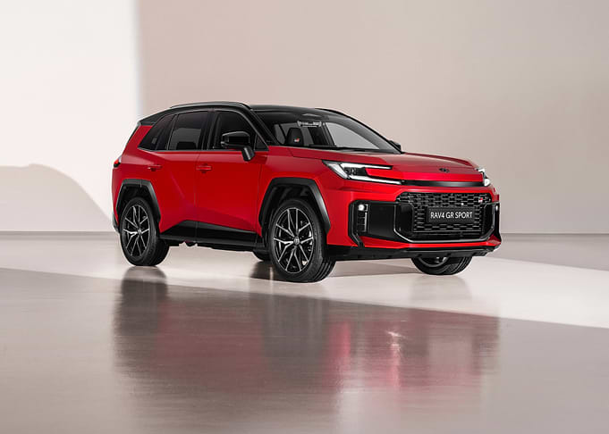 Red RAV4 GR Sport Car