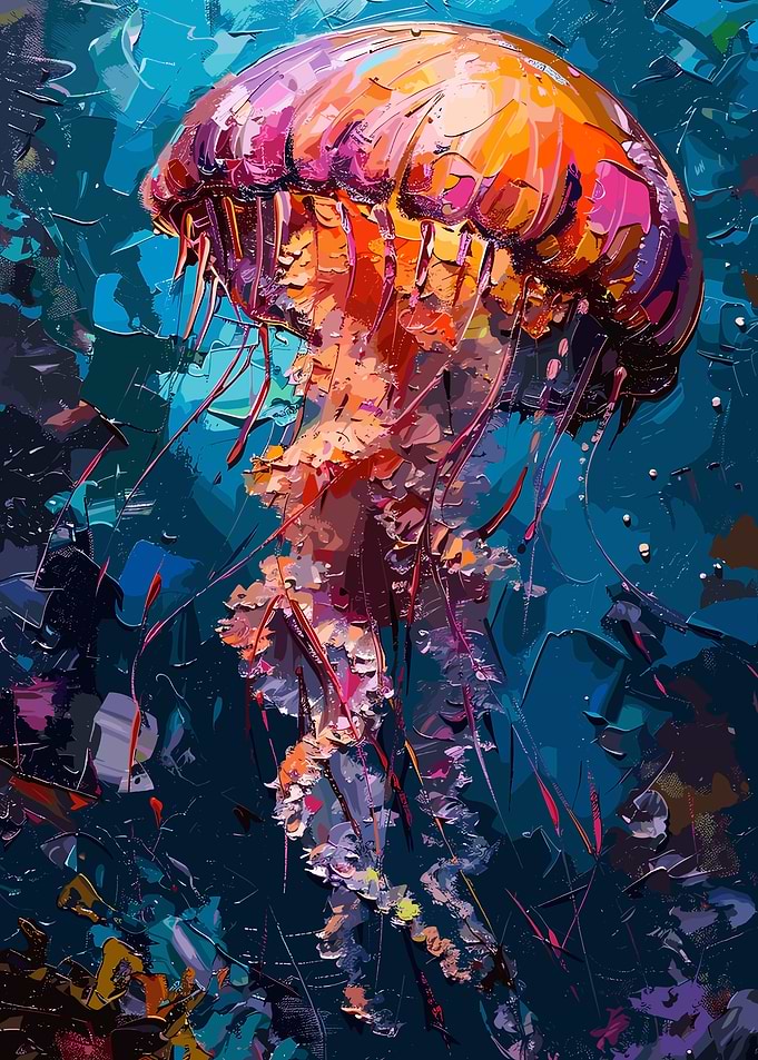 Colorful Jellyfish