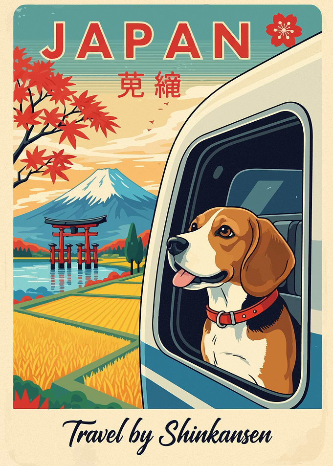 Japan Travel by Shinkansen with Dog