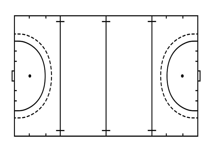 Field Hockey Field Diagram