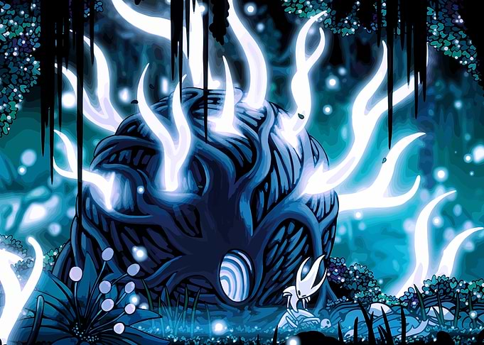 Hollow Knight Great Tree Digital Art