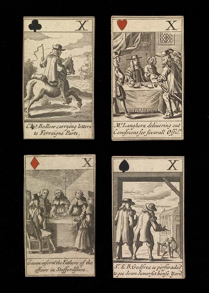 Historical Playing Cards - Conspiracy Scenes
