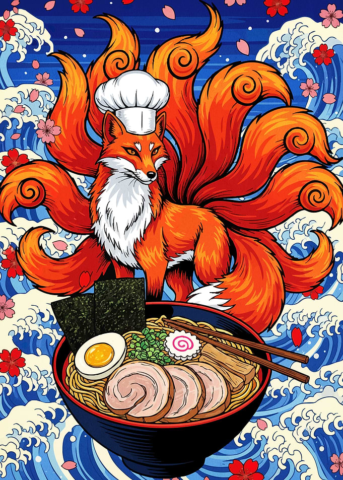 Nine-Tailed Fox Chef Ramen