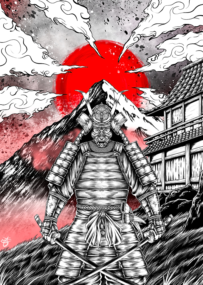 Samurai Warrior Mountain