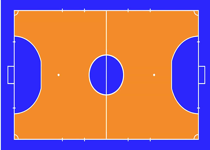 Futsal Court Diagram