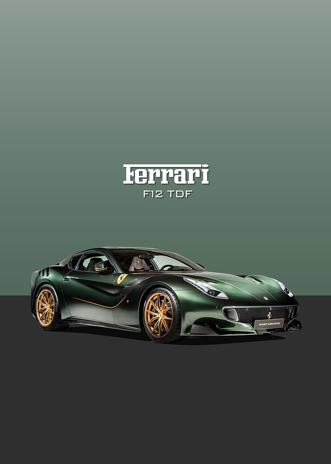 Ferrari F12 TDF in Green
