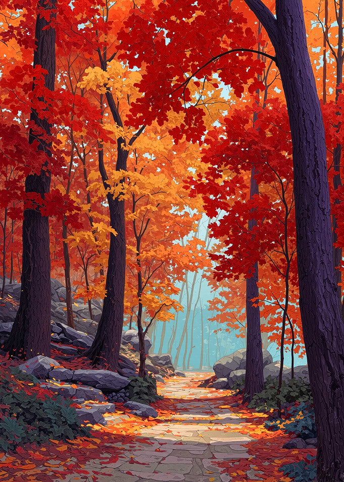 Autumn Forest Path