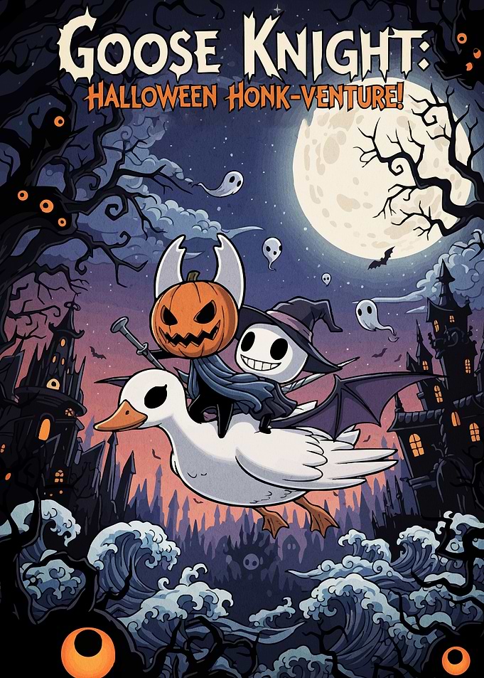 Goose Knight Halloween Honk-Venture!