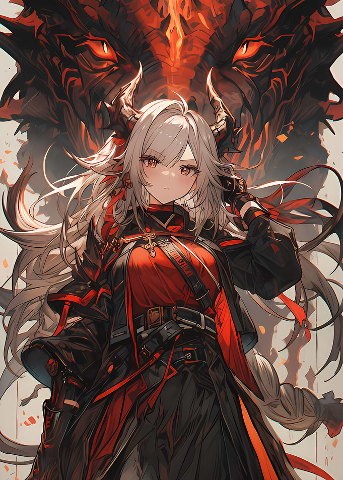 Dragon Anime Girl