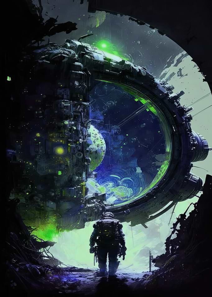 Astronaut and Sci-Fi Portal